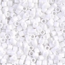 Miyuki delica beads 8/0 - Opaque chalk white DBL-200